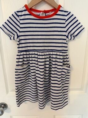 Mini Boden Size 4/5 Fun Towelling Dress